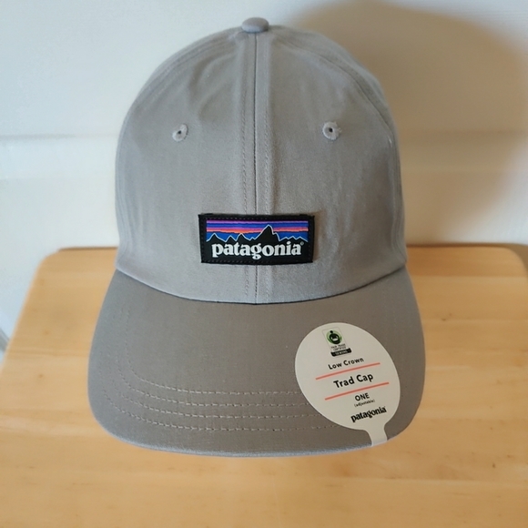 Patagonia P-6 Label Trad Cap Drifter Grey NWT - Picture 2 of 9